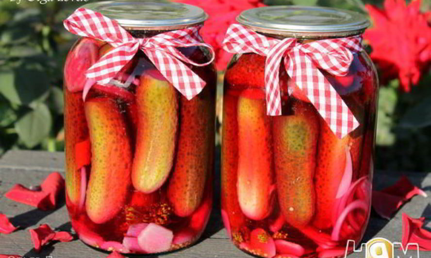 Рецепт огурчиков маринованных алых паруса