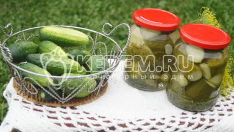 огурцы маринованные резанные с перцем