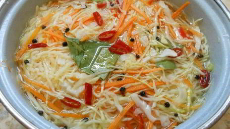 острая маринованная капуста