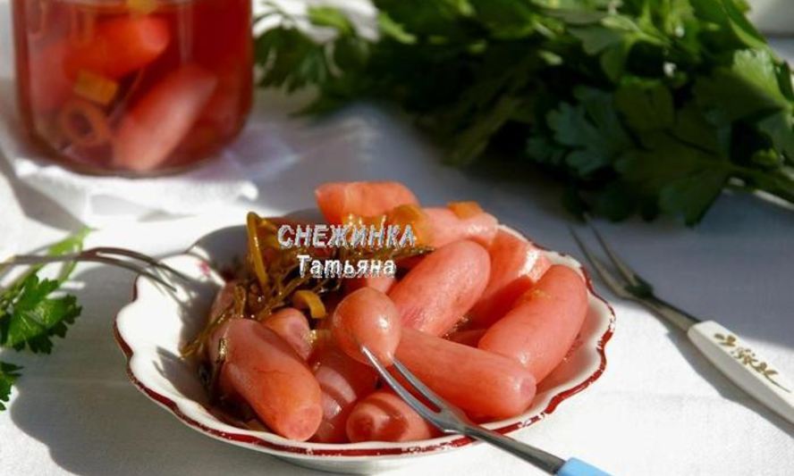 Рецепт редиса маринованного с зеленым луком