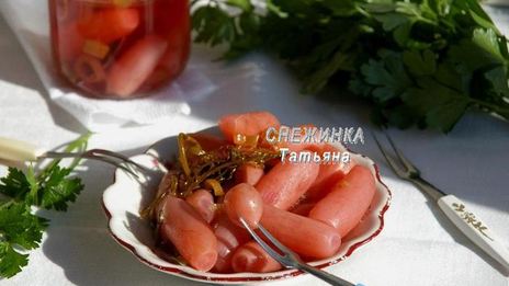 редис маринованный с зеленым луком