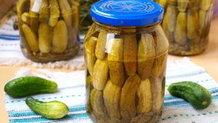 Сладкие маринованные огурчики