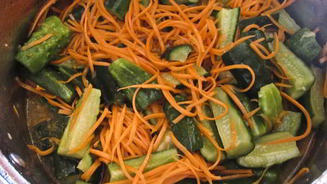 огурцы по-корейски на зиму