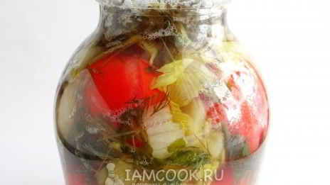 помидоры, квашенные с чесноком и зеленью