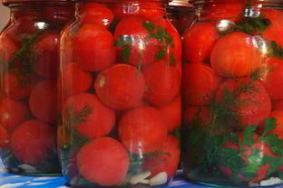 Помидоры на зиму без уксуса