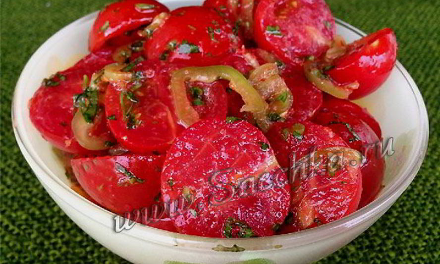 Рецепт помидоров по-корейски