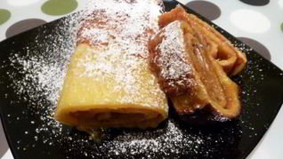 Апельсиновый рулет с повидлом