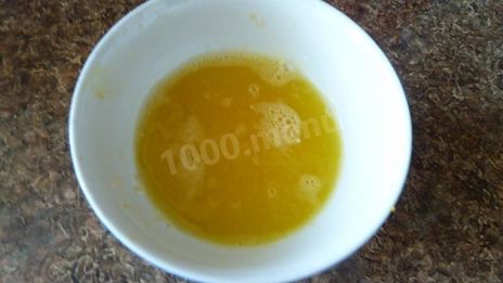 апельсиновый рулет с повидлом