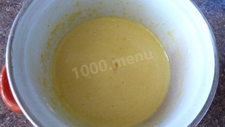 апельсиновый рулет с повидлом