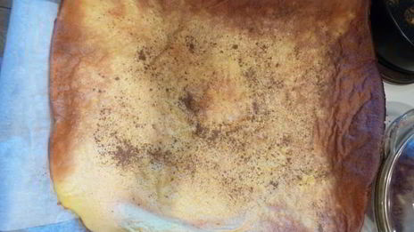 апельсиновый рулет с повидлом