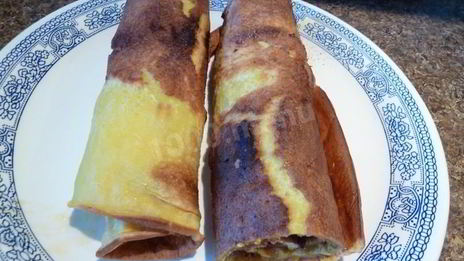 апельсиновый рулет с повидлом