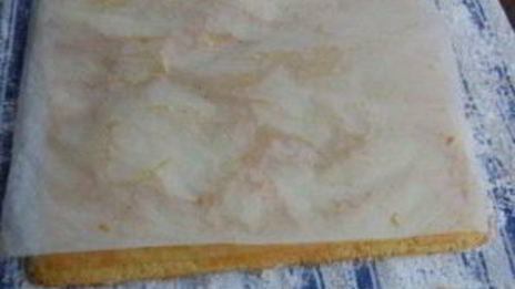 бисквитный рулет с повидлом