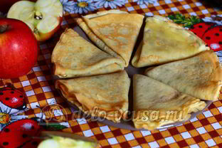 Блинчики с повидлом