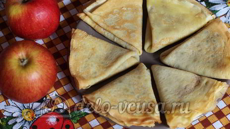 блинчики с повидлом