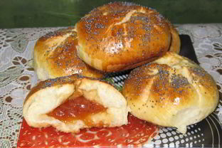 Булочки с повидлом