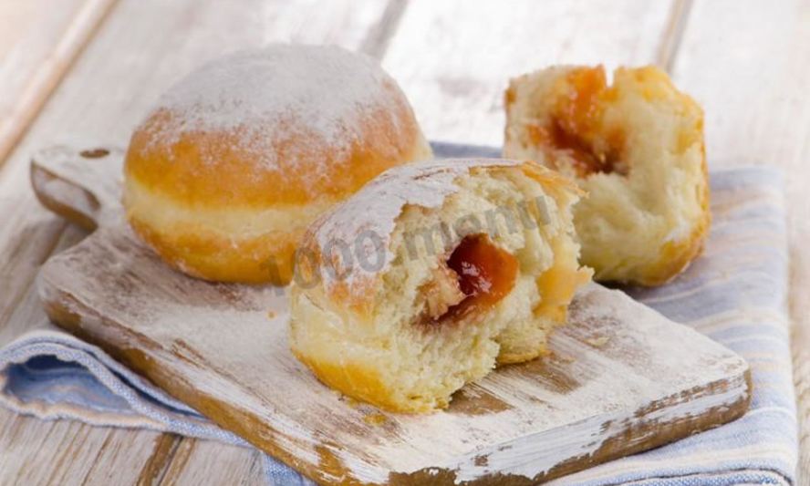 Рецепт пончиков с повидлом