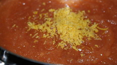 яблочное повидло с красной смородиной