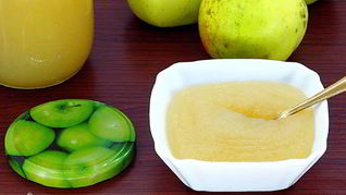 Яблочное повидло с ванилином