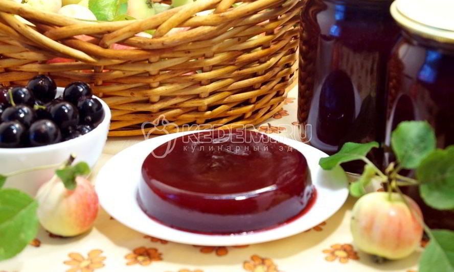 Рецепт яблочного повидла со смородиной