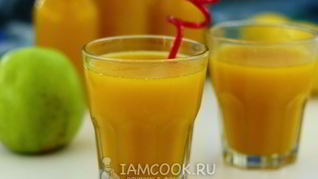 Сок из тыквы с яблоками на зиму