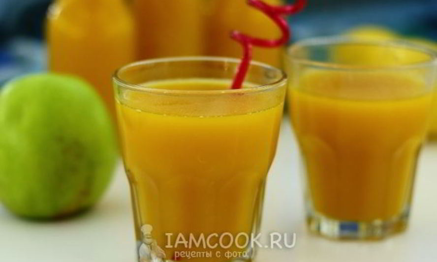 Рецепт сока из тыквы с яблоками на зиму