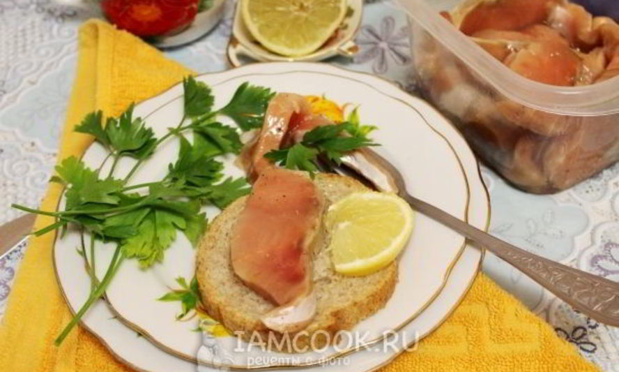 Рецепт горбуши, соленой под семгу