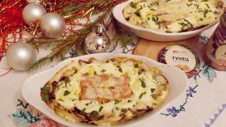 Консервированный тунец в сметане