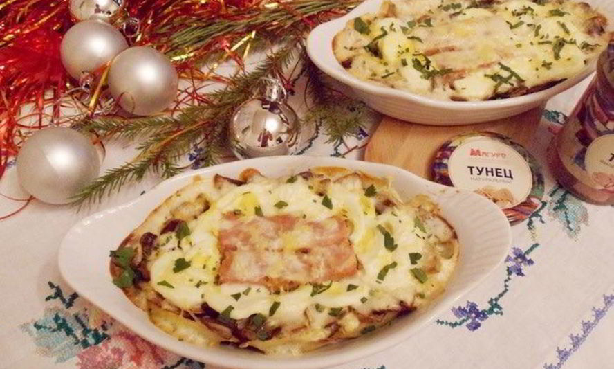 Рецепт консервированного тунца в сметане