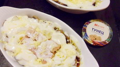 консервированный тунец в сметане