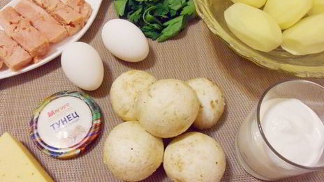 консервированный тунец в сметане