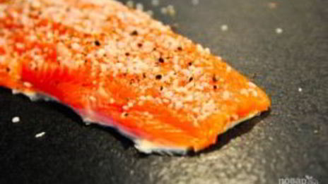 малосольная форель