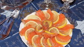 Малосольная семга по-скандинавски