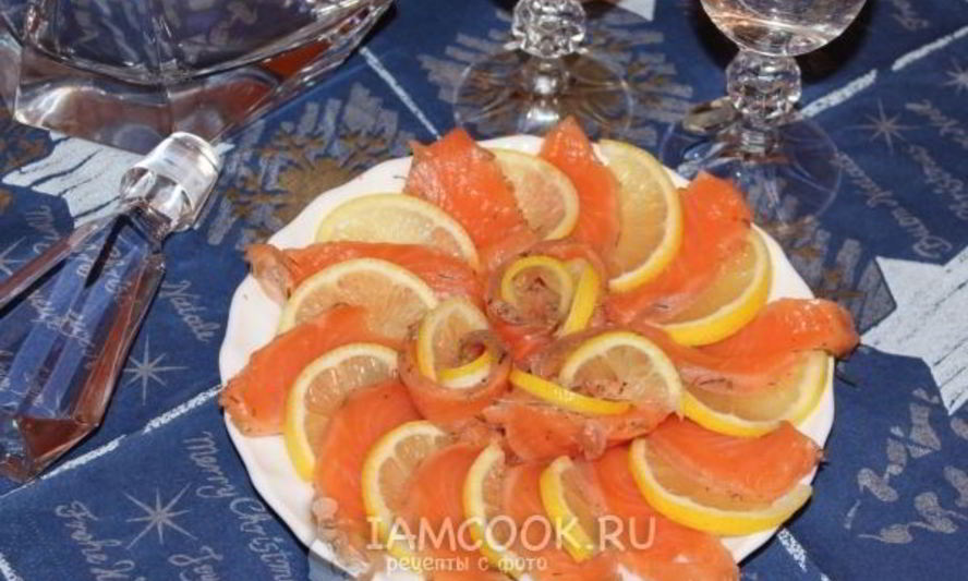 Рецепт малосольной семги по-скандинавски