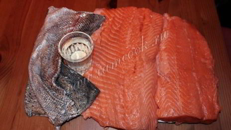 малосольная семга по-скандинавски