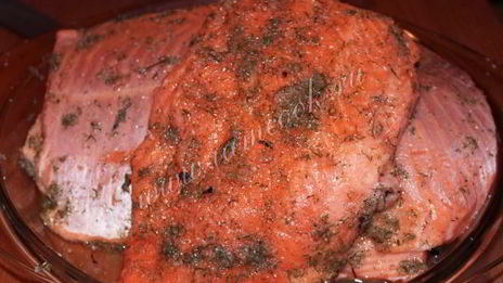 малосольная семга по-скандинавски