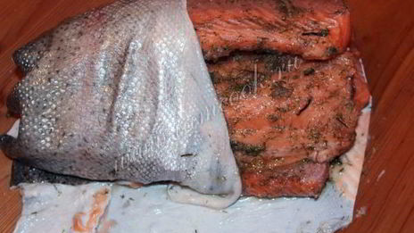 малосольная семга по-скандинавски