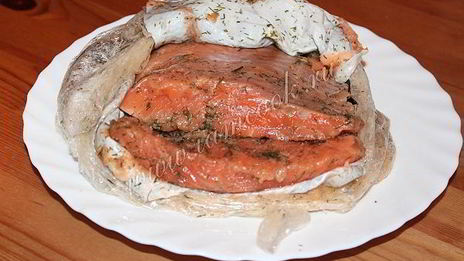 малосольная семга по-скандинавски