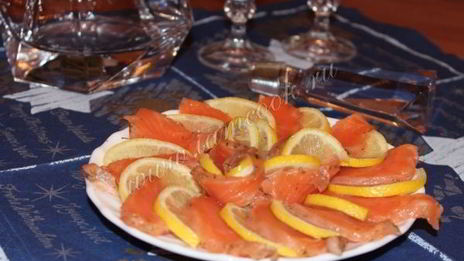 малосольная семга по-скандинавски