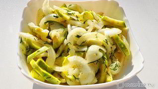 Малосольные кабачки за 20 минут