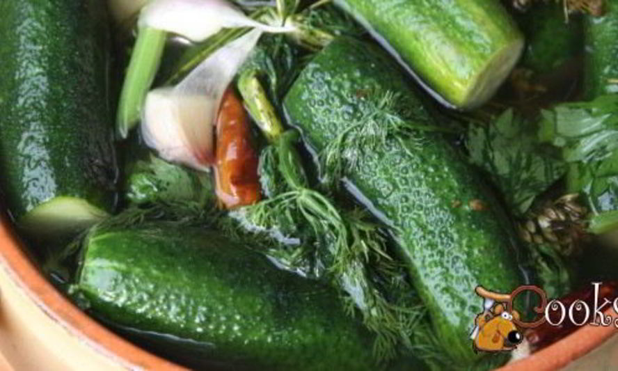 Рецепт малосольных огурцов в минеральной воде на зиму