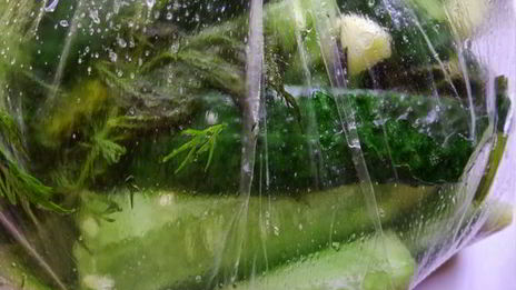 малосольные огурцы в пакете