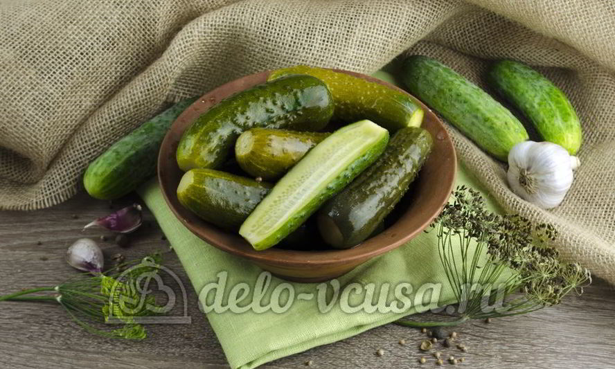 Рецепт малосольных огурцов