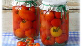 Помидоры консервированные без уксуса