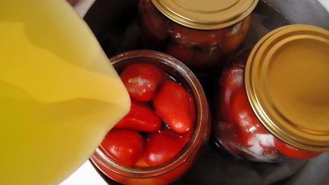 помидоры консервированные без уксуса