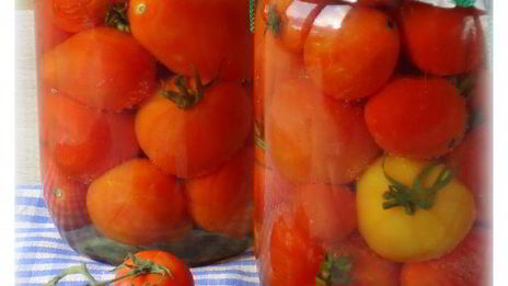 помидоры консервированные без уксуса