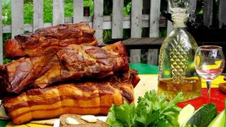 Сало холодного копчения