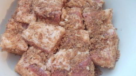 сало соленое со специями и чесноком