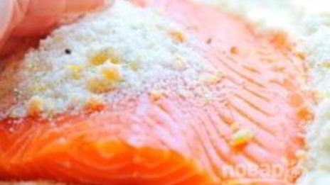 слабосоленая семга