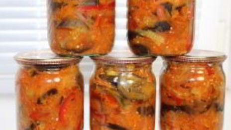 тещин язык из баклажанов на зиму