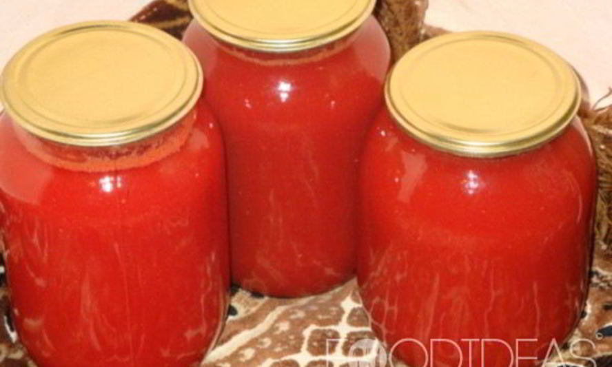 Рецепт томатного сока на зиму